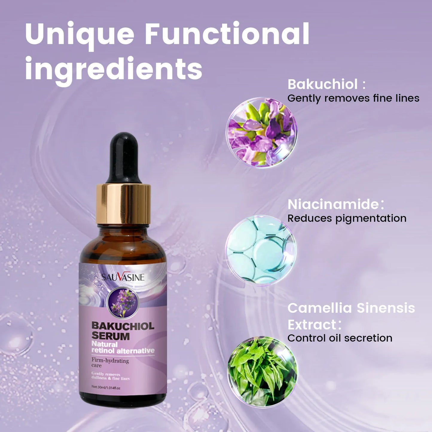 Bakuchiol Natural Retinol Alternative Face Serum