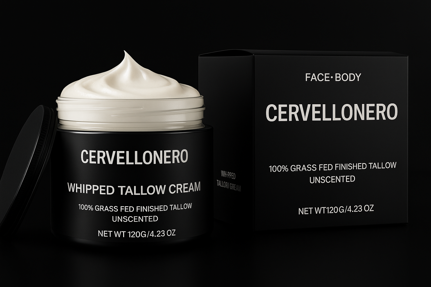 Grass-Fed Beef Tallow Balm Whipped Natural Moisturizer