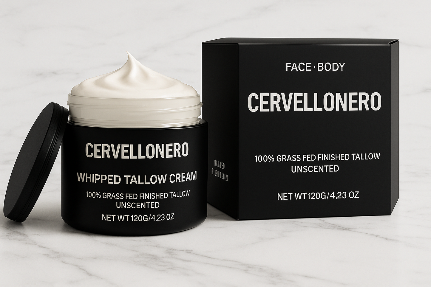 Grass-Fed Beef Tallow Balm Whipped Natural Moisturizer